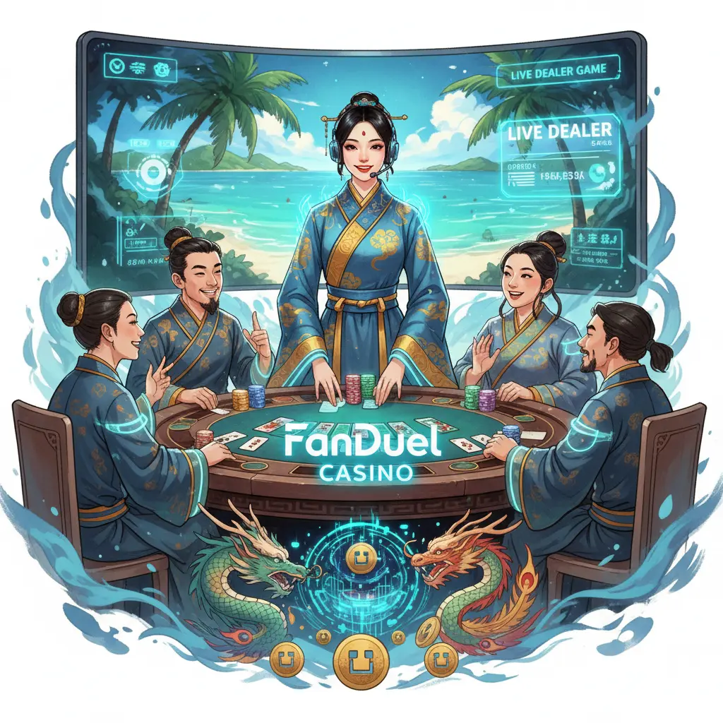 Caribbean stud live dealer games - FanDuel