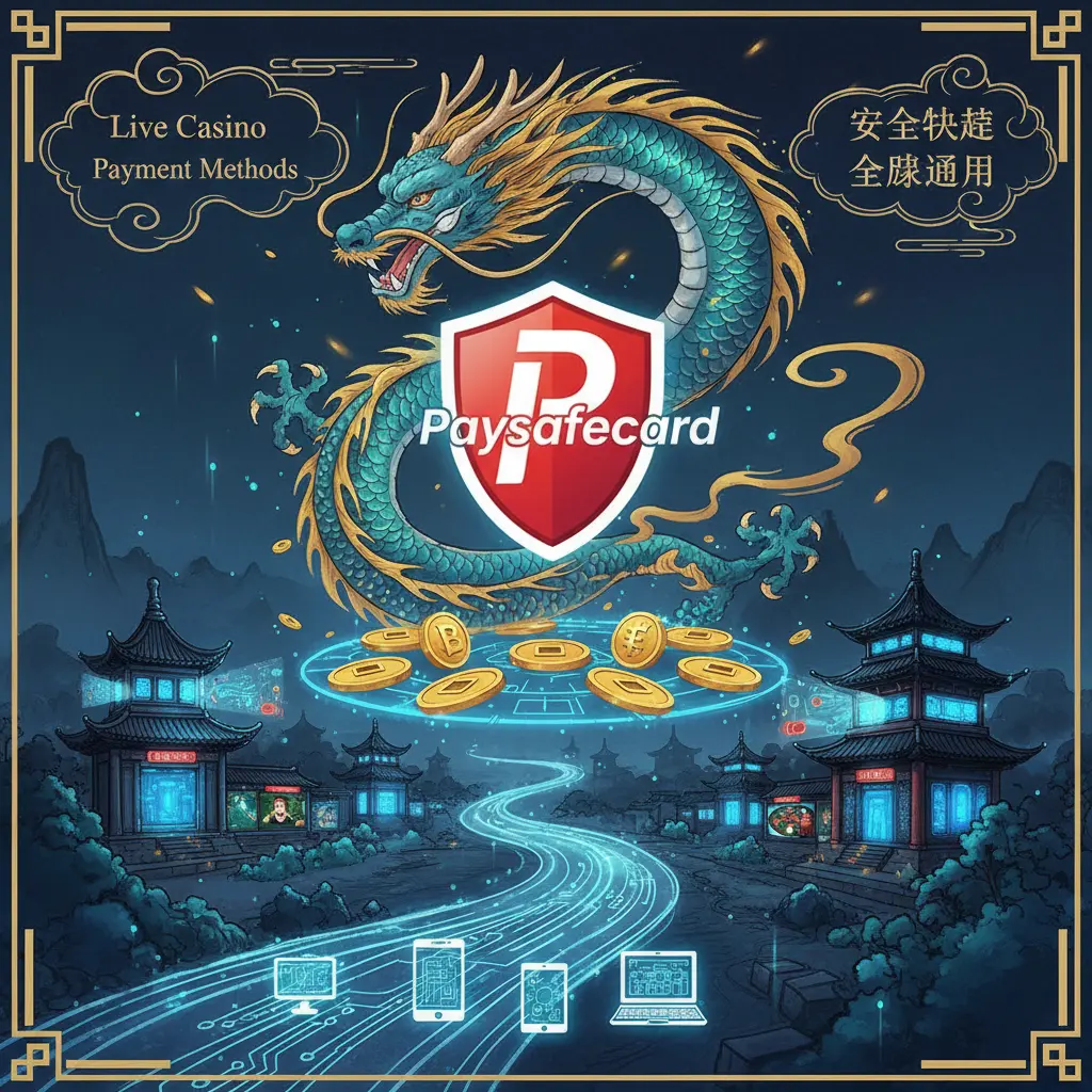 Live casino payment methods - Paysafecard
