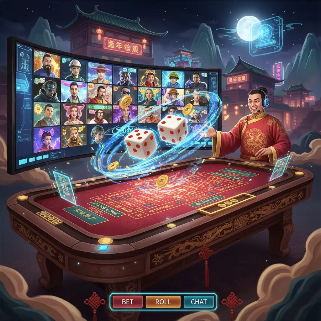 Interactive live casino games - Craps