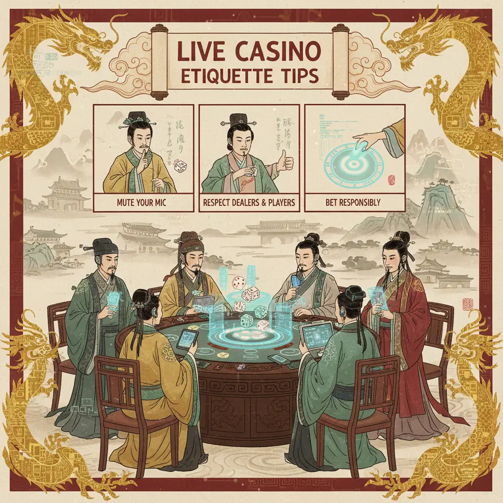 Live casino etiquette tips - Players