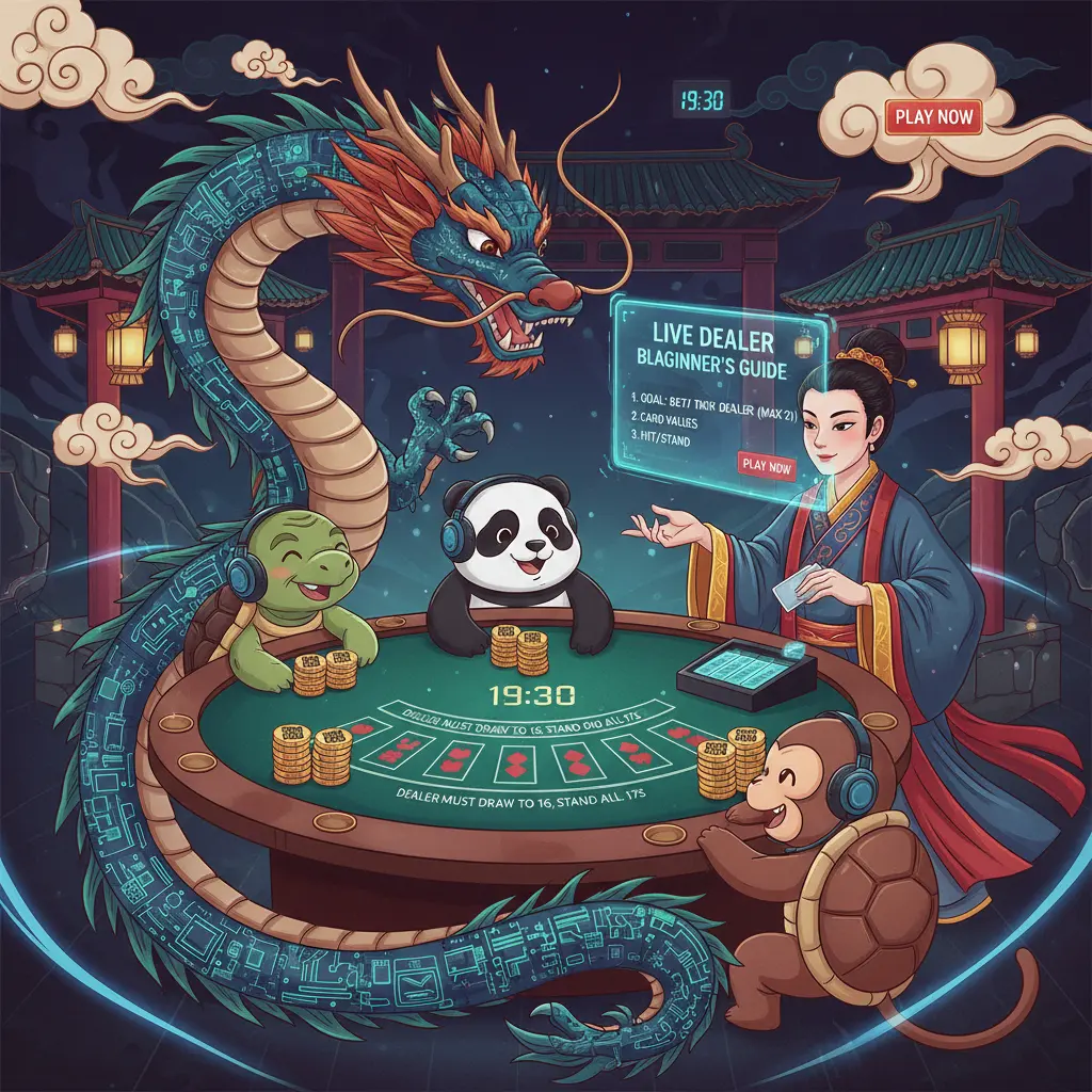 Live dealer casino for beginners - Blackjack