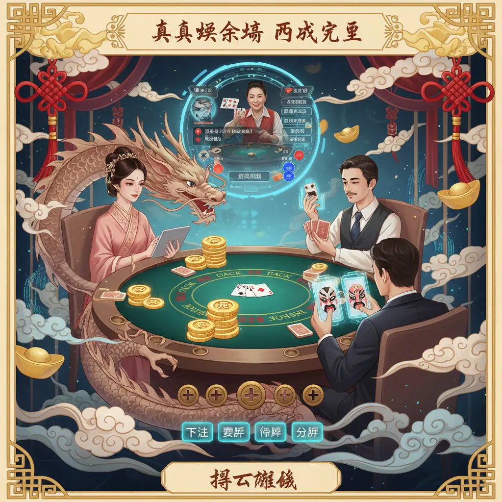 Interactive live casino games - Blackjack