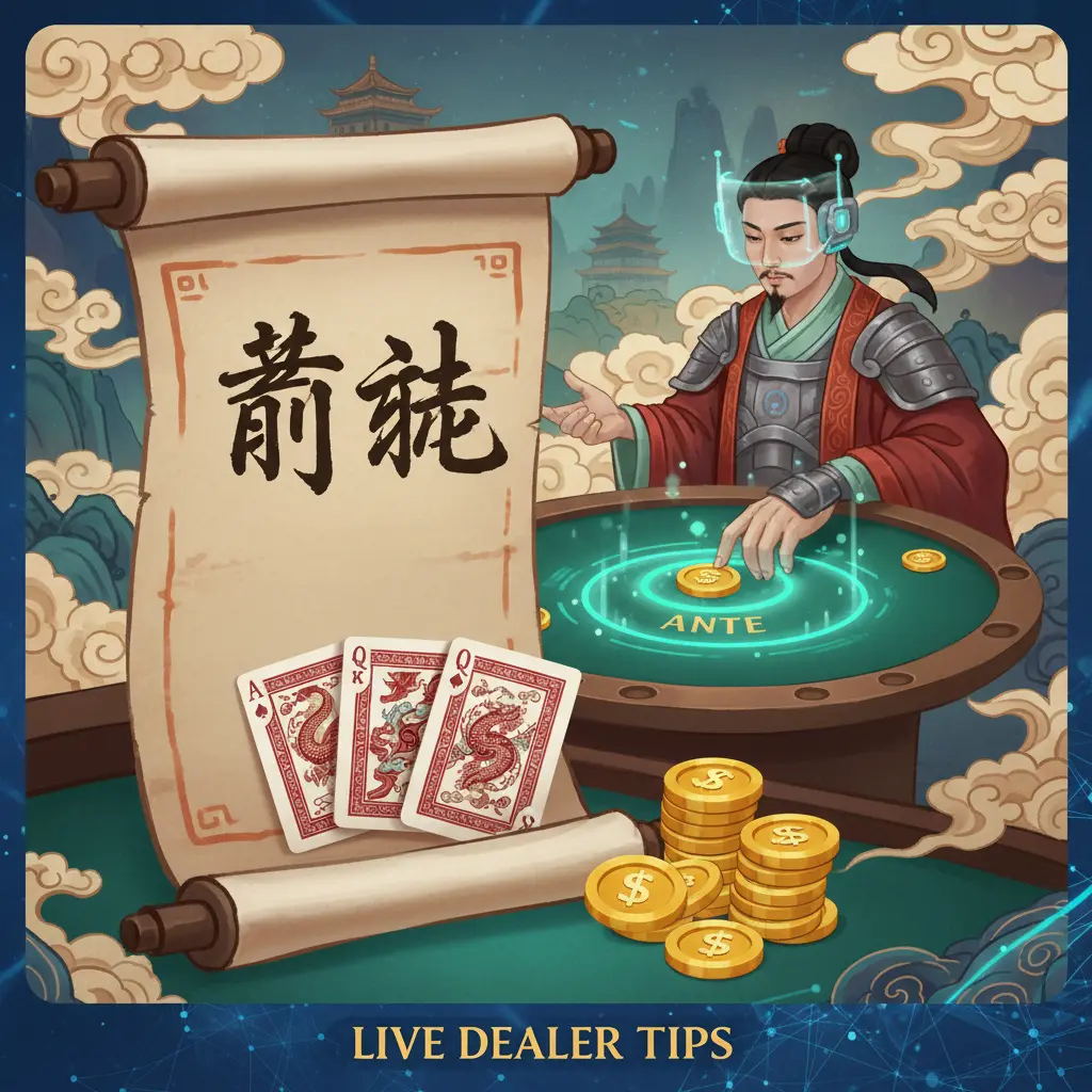 Three card poker live dealer tips - Ante