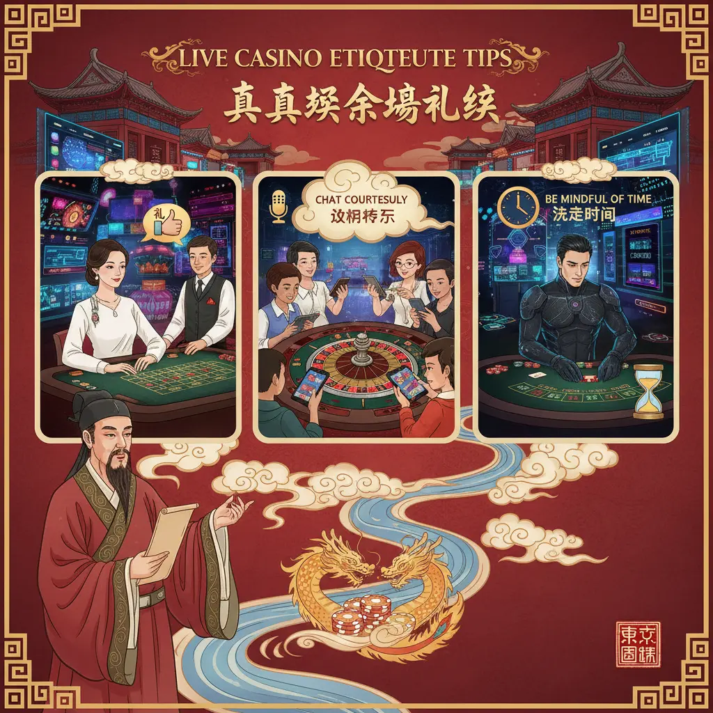 Live casino etiquette tips - Dealer