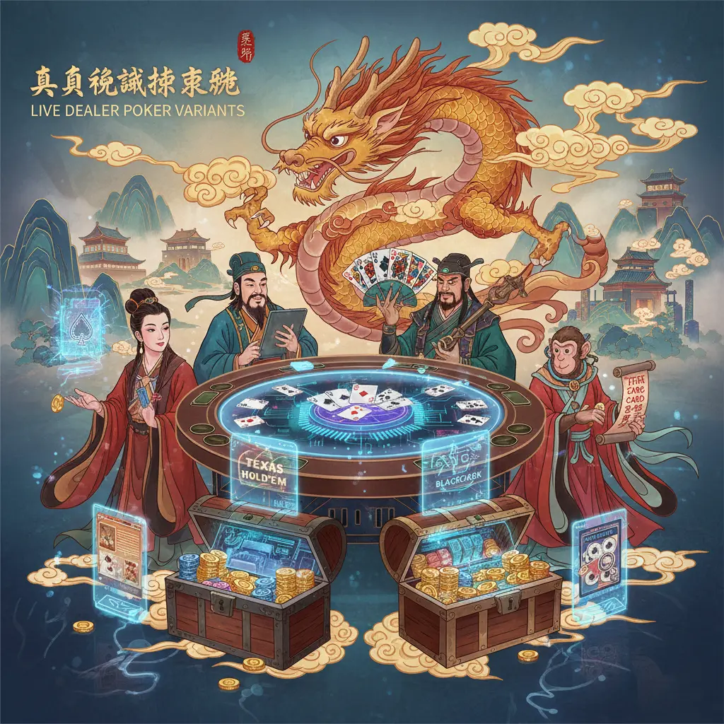 Live dealer poker variations - variants