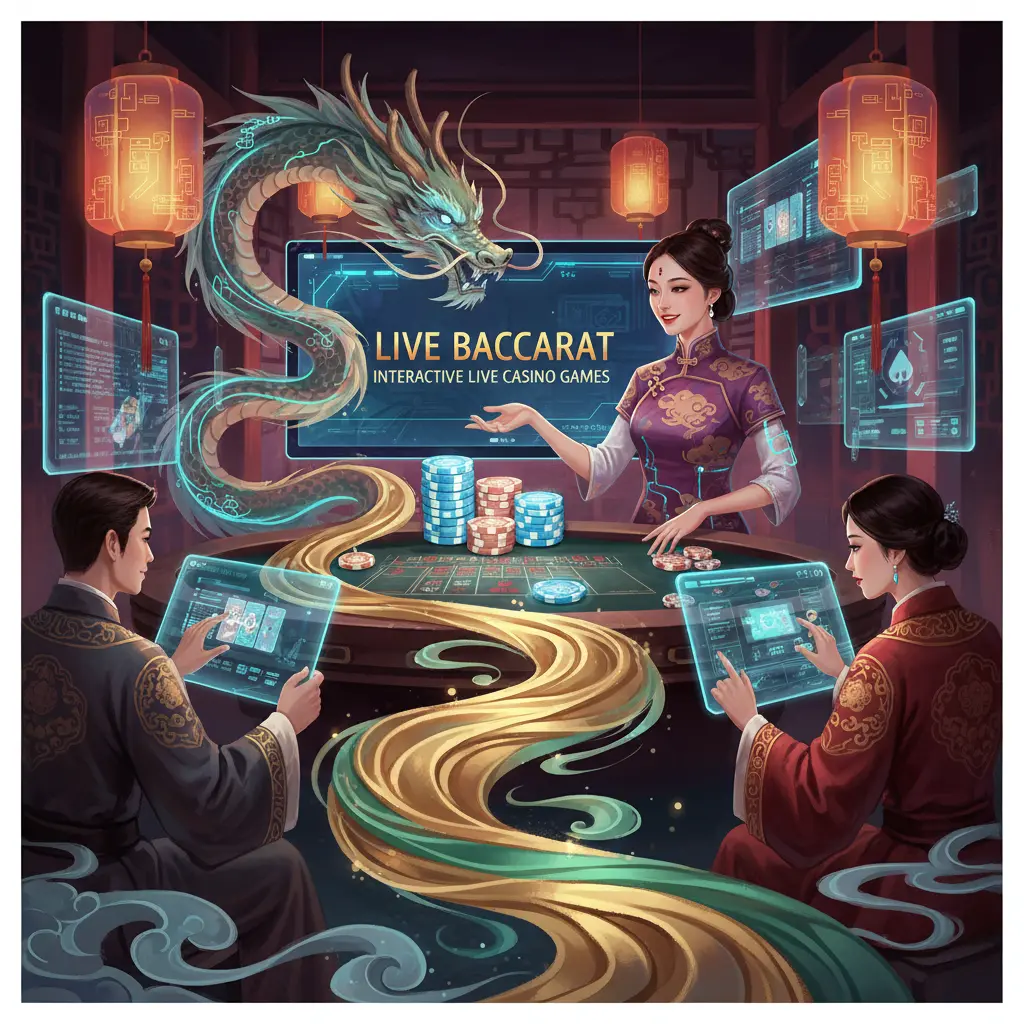 Interactive live casino games - Baccarat