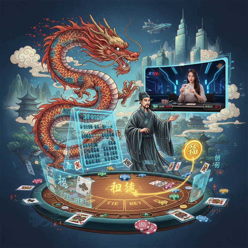 Live dealer baccarat strategies - Tie