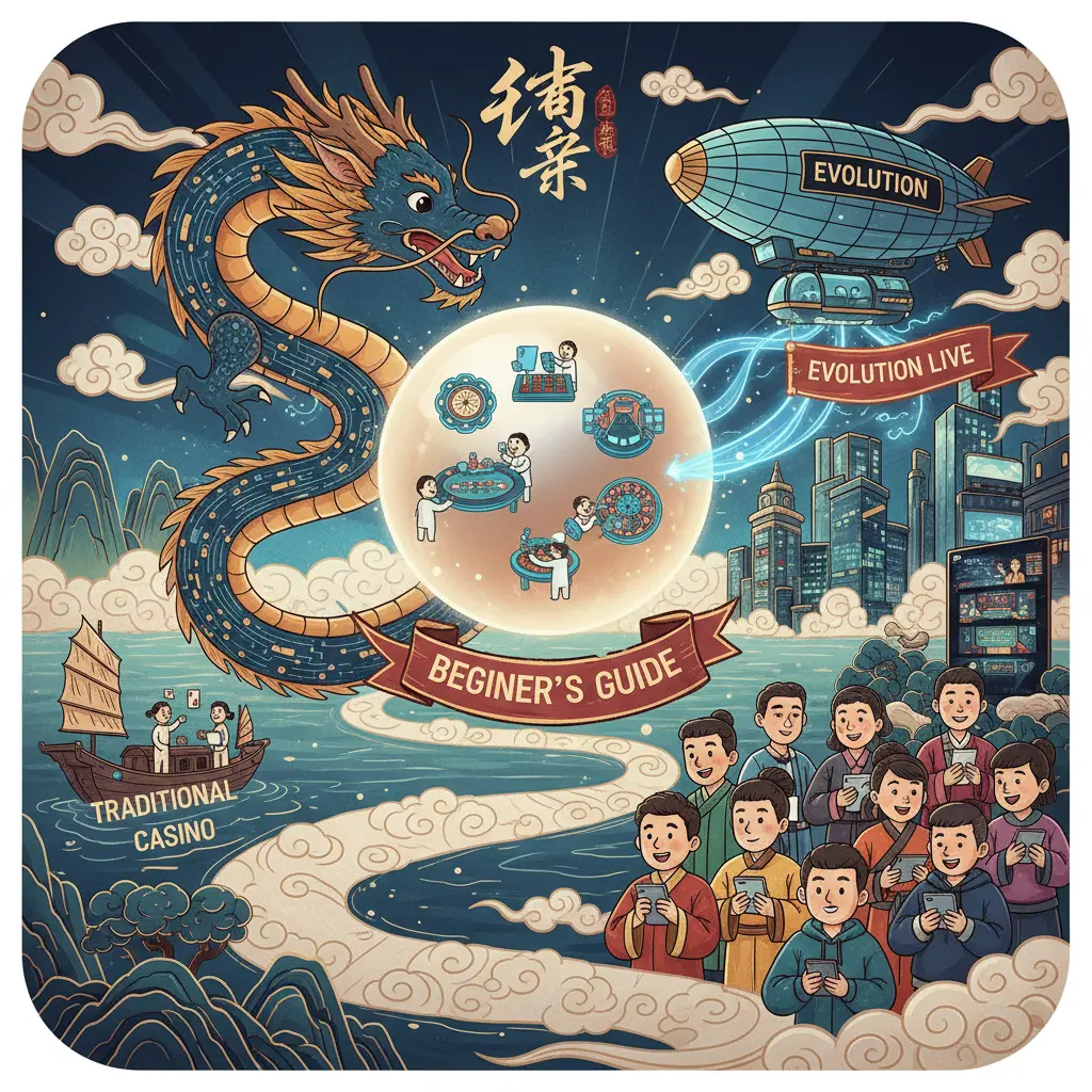 Live dealer casino for beginners - Evolution