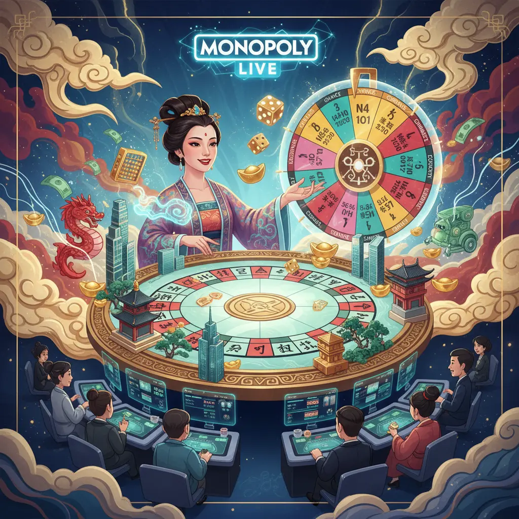 Live dealer monopoly experience - MONOPOLY