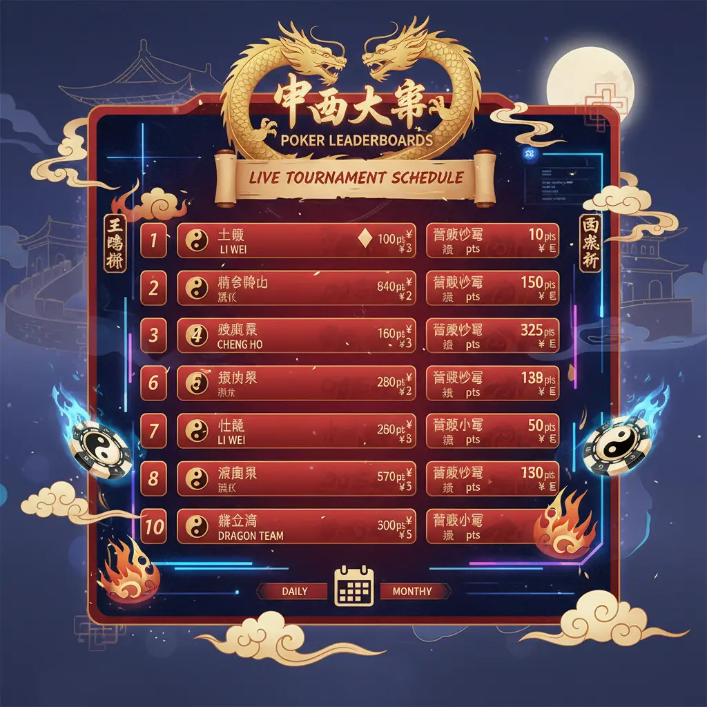 Live casino tournaments schedule - Leaderboards